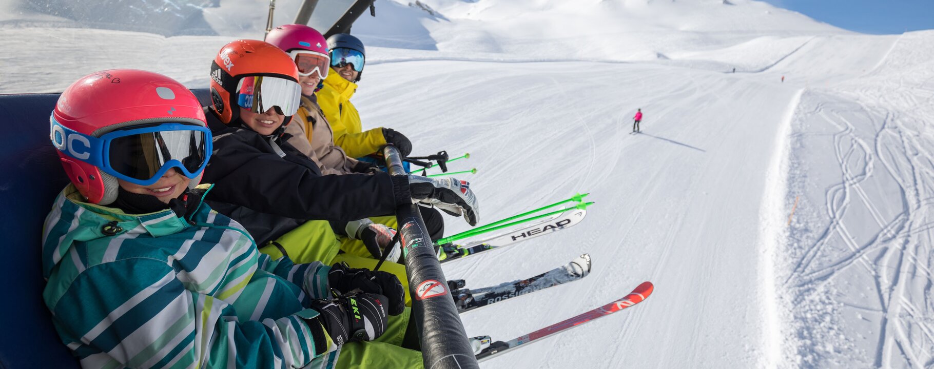 Skifahren mit der Familie im Skigebiet von Serfaus-Fiss-Ladis in Tirol Österreich | © Andreas Kirschner