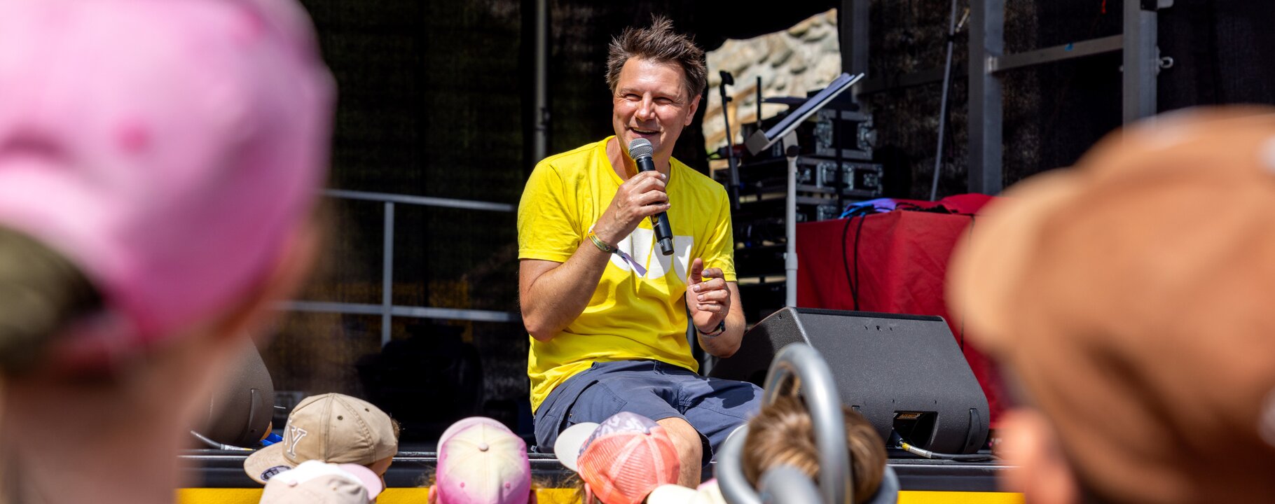 André Gatzke bei  Mounds 2024 - das Musikfestival für die ganze Familie in Serfaus-Fiss-Ladis in Tirol Österreich | © Serfaus-Fiss-ladis Marketing GmbH | Fabian Schirgi