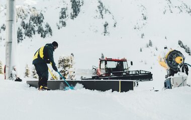 Snowparks bauen Goffi Gram Blogbeitrag Familienregion Serfaus-Fiss-Ladis in Tirol | © Goffi Gram