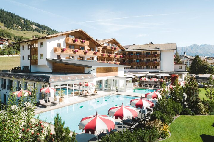 Hotel Fisserhof with outdoor pools and garden