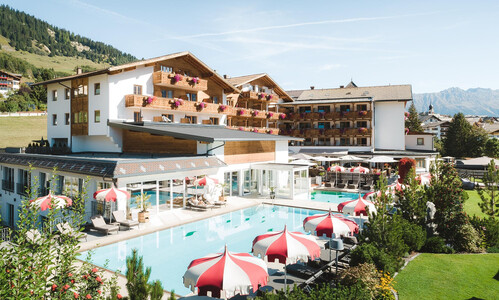 Hotel Fisserhof with outdoor pools and garden