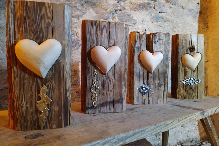Wood hearts