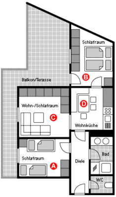 2. Wohnung 1 - Plan